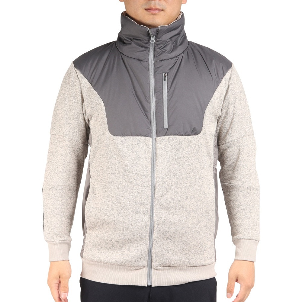 デュアリグ（DUARIG）（メンズ）セーター ライク ニットブルゾン HEAT-X 857D1UK2172 GRY