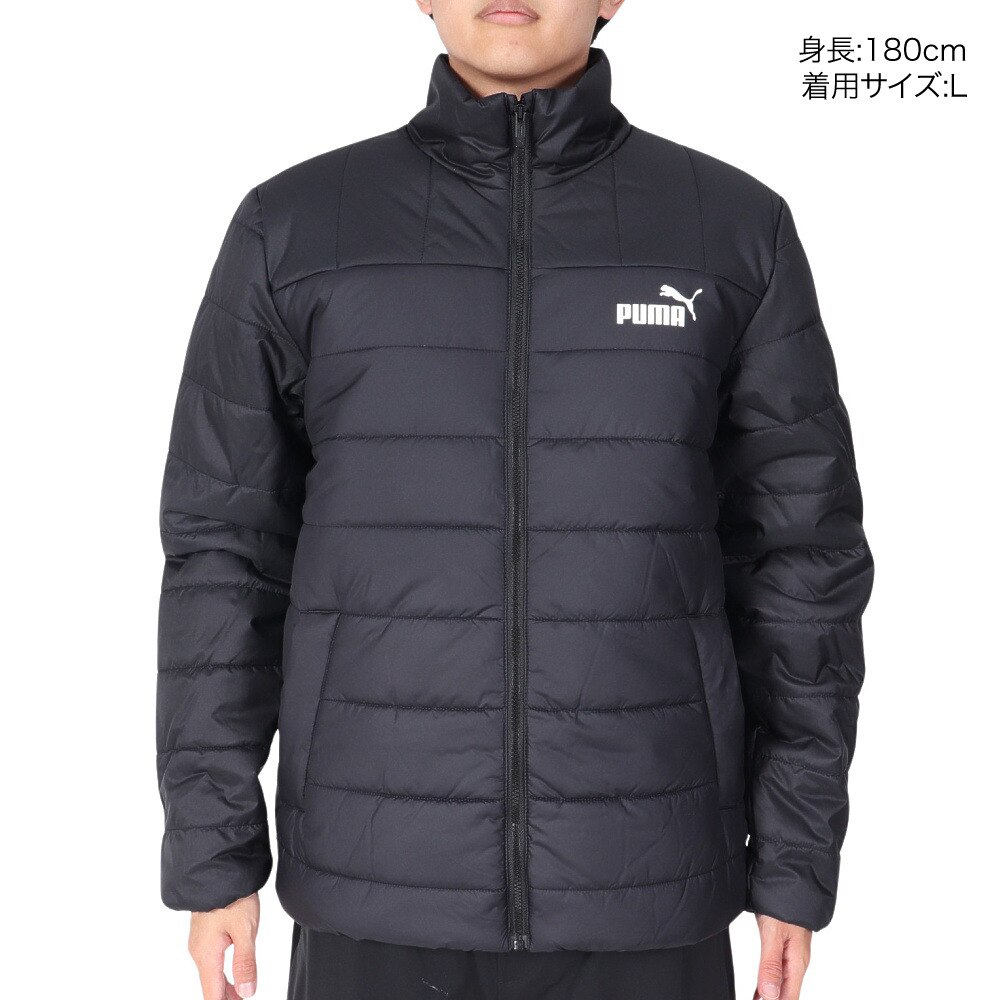 プーマ（PUMA）（メンズ）ESS+ パデッドジャケット 672412 01 BLK