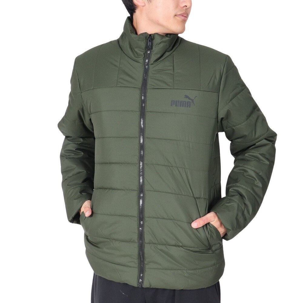 プーマ（PUMA）（メンズ）ESS+ パデッドジャケット 672412 31 OLV