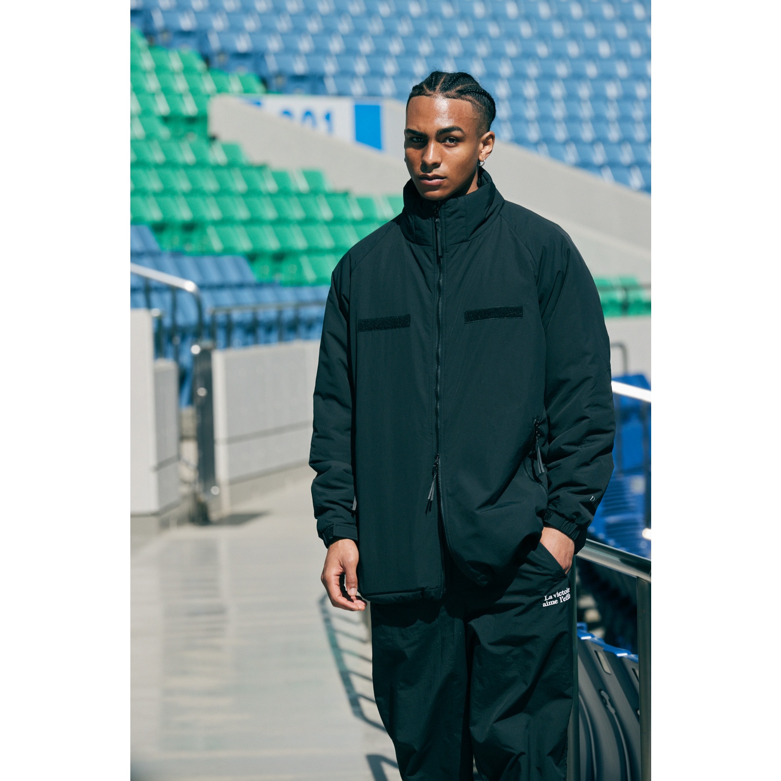 デュアリグ（DUARIG）（メンズ）パデット ジャケット 4F0012-TROT-857DG BLK