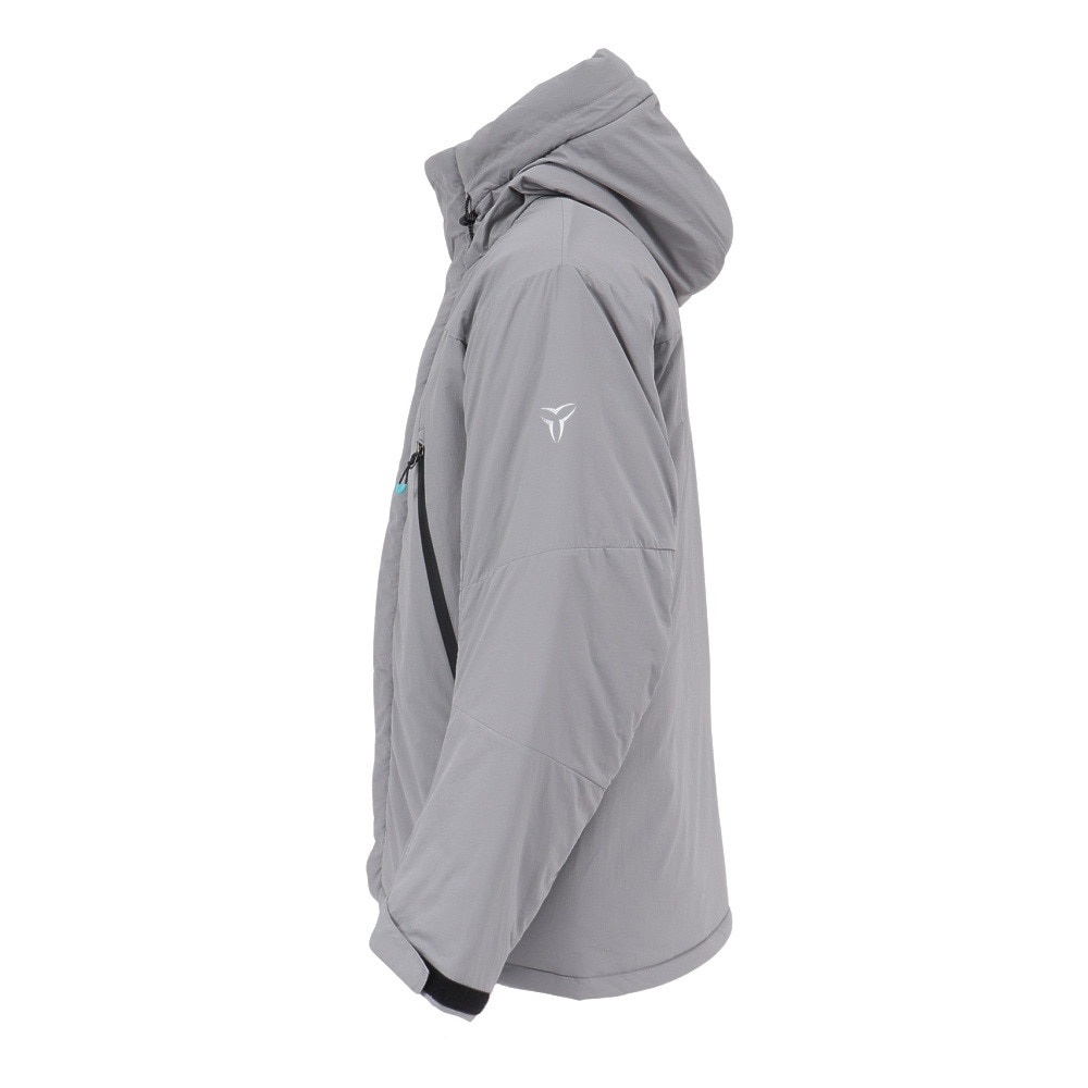 デュアリグ（DUARIG）（メンズ）ヒートクロス ナイロン パファー ジャケット 5F0030-TROT-857TJ LGRY