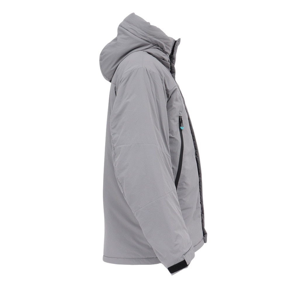 デュアリグ（DUARIG）（メンズ）ヒートクロス ナイロン パファー ジャケット 5F0030-TROT-857TJ LGRY