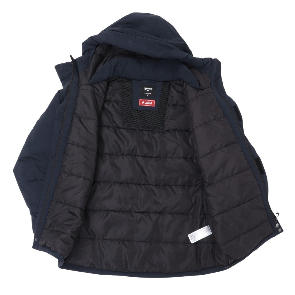 デュアリグ（DUARIG）（メンズ）ヒートクロス ナイロン パファー ジャケット 5F0030-TROT-857TJ NVY