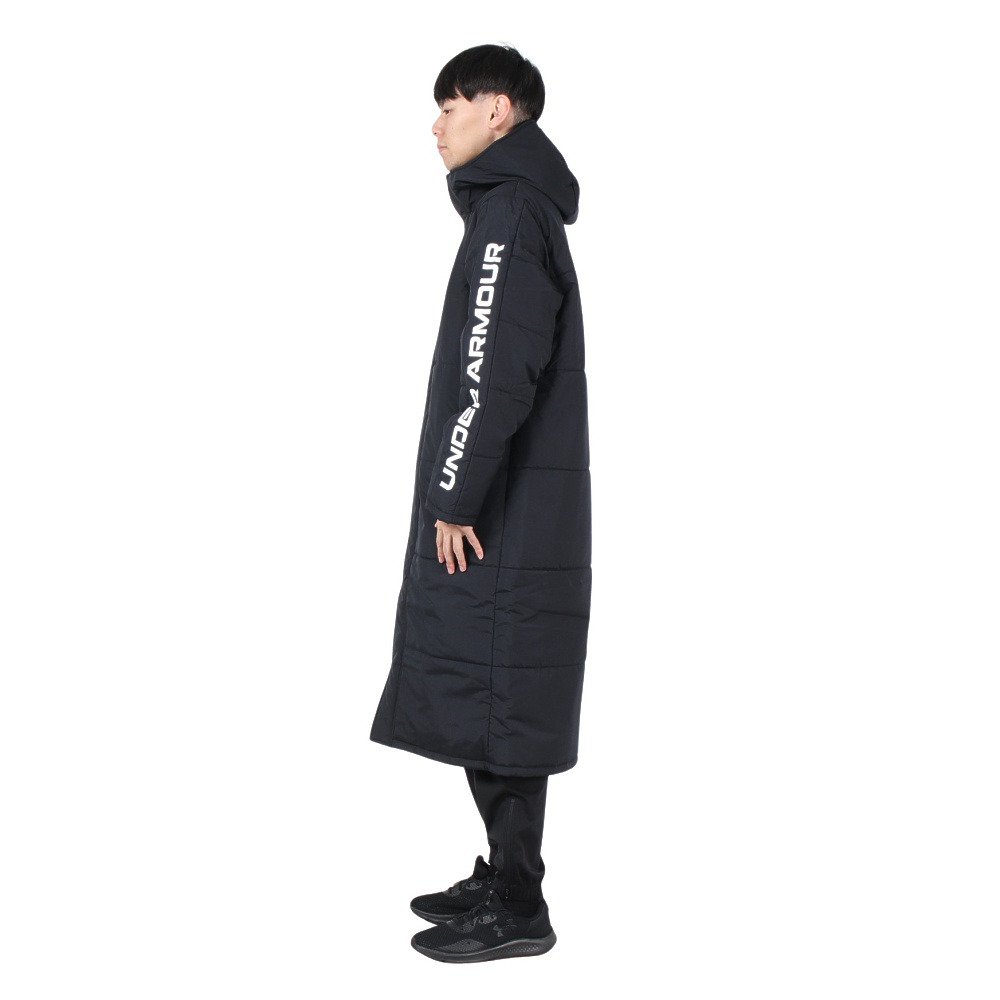 アンダーアーマー（UNDER ARMOUR）（メンズ）ロゴ ロングコート 1388242 001