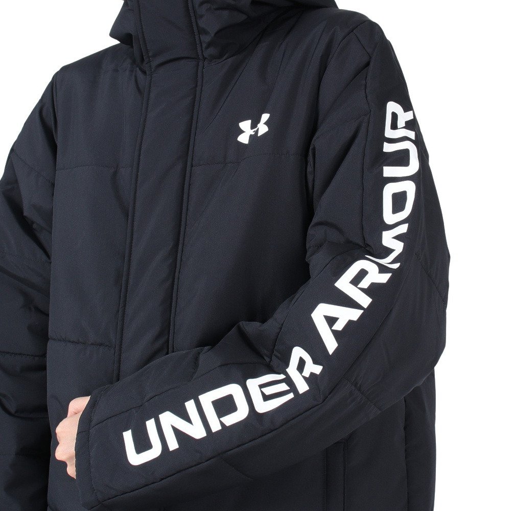 アンダーアーマー（UNDER ARMOUR）（メンズ）ロゴ ロングコート 1388242 001