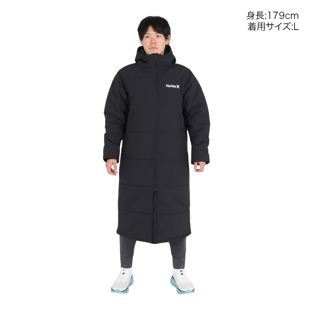 ハーレー（HURLEY）（メンズ）INSULATION ロングコート MCJK242083-BLK