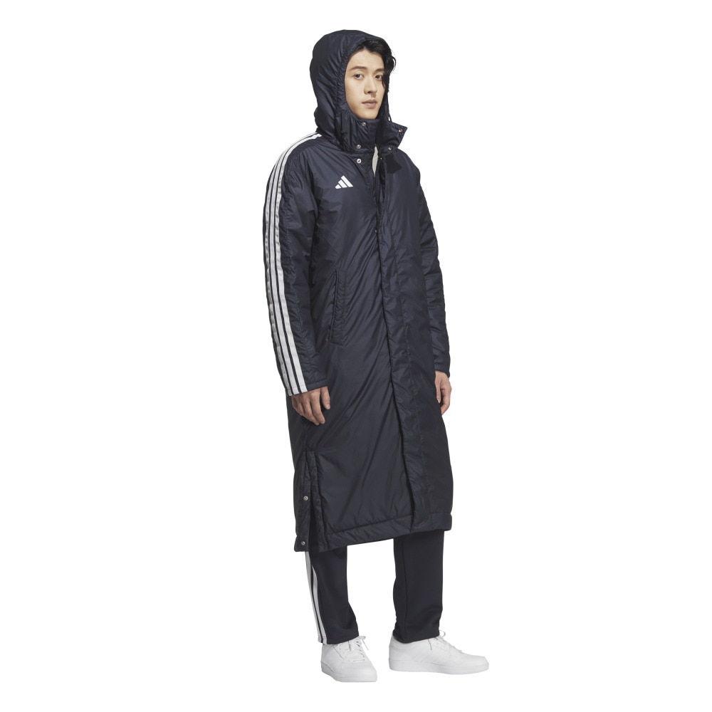 アディダス（adidas）（メンズ）スリーストライプス ルーズフィット ロング ボアコート BW566-KA1303