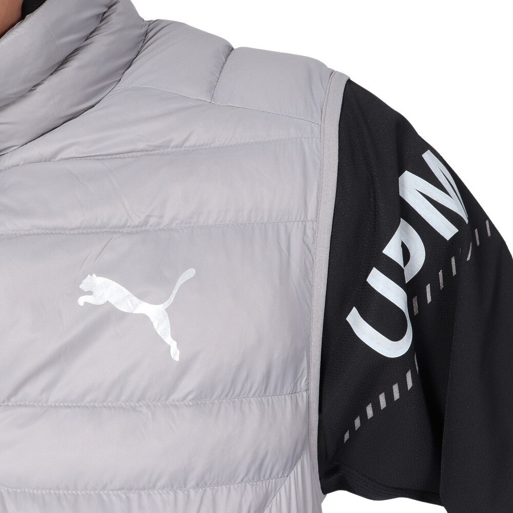 プーマ（PUMA）（メンズ）パックライト プリマロフト ベスト 672382 14 LGRY
