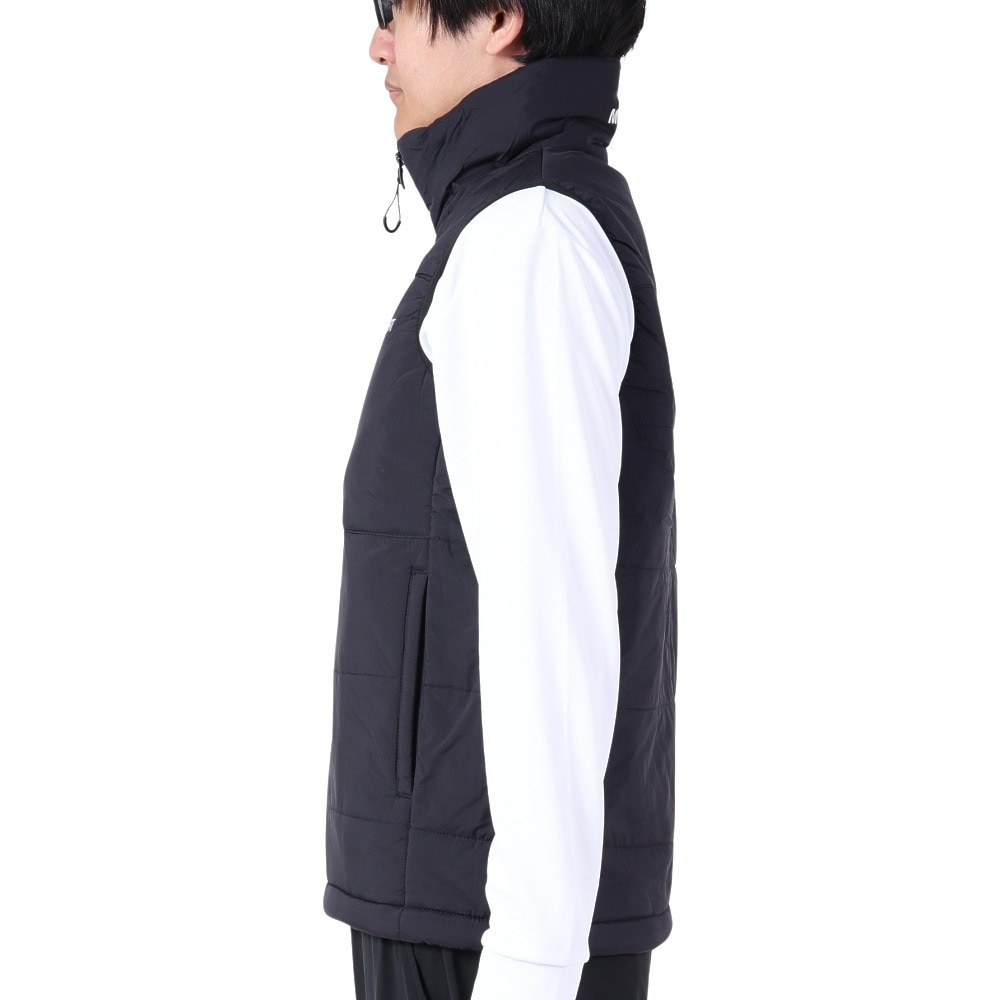 デサント（DESCENTE）（メンズ）AERO CAPSULE ソフトナイロン スタンドベスト DMMWJC42 BK