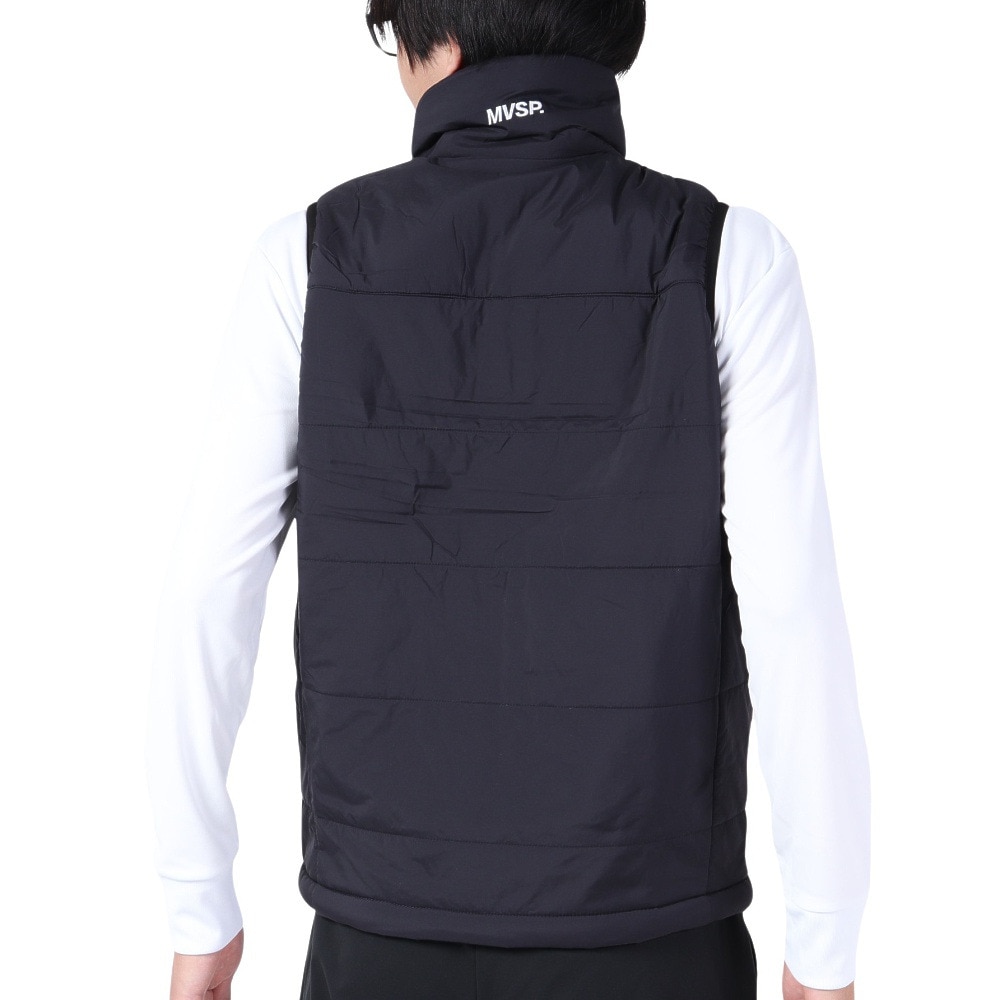 デサント（DESCENTE）（メンズ）AERO CAPSULE ソフトナイロン スタンドベスト DMMWJC42 BK