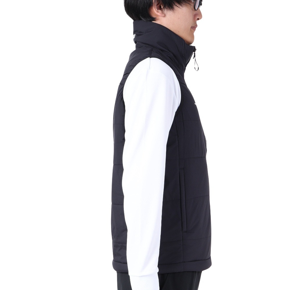 デサント（DESCENTE）（メンズ）AERO CAPSULE ソフトナイロン スタンドベスト DMMWJC42 BK