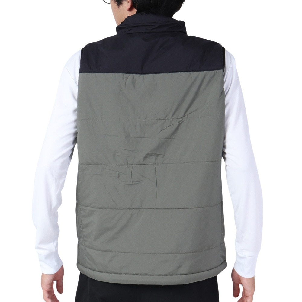 デサント（DESCENTE）（メンズ）AERO CAPSULE ソフトナイロン スタンドベスト DMMWJC42 KHBK