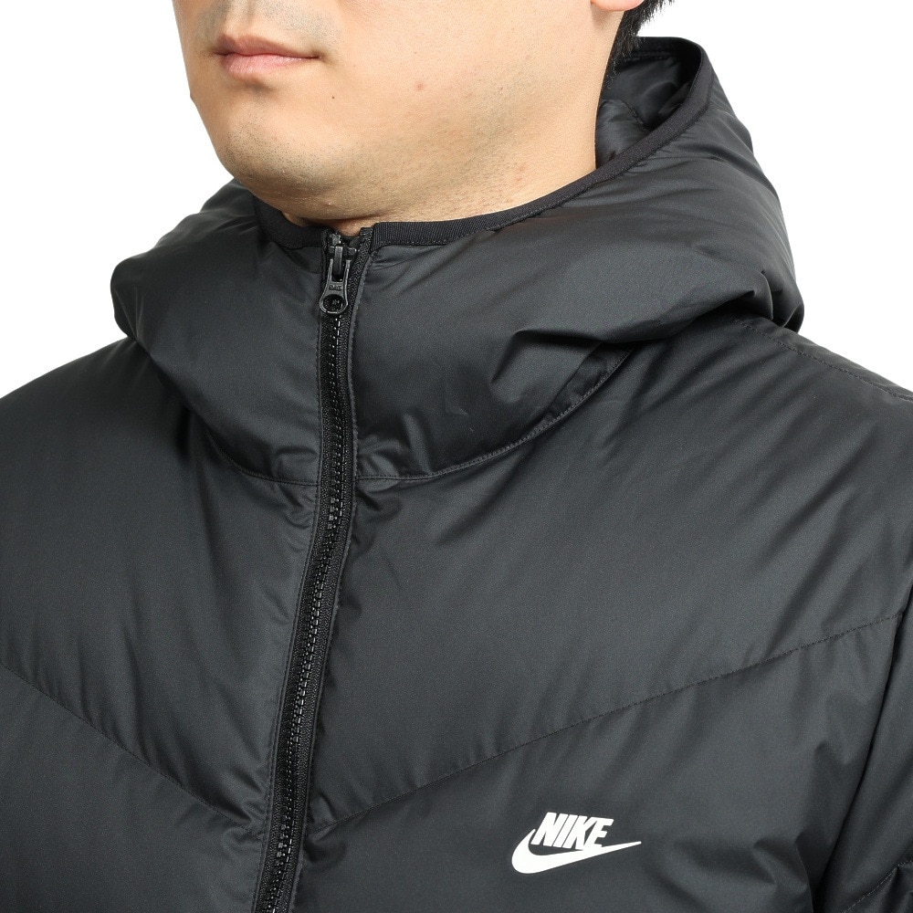 ナイキ（NIKE）（メンズ）アウター ダウン ジャケット ストームフィット ウィンドランナー フーディジャケット 650-D DV1132-010 フード ブラック