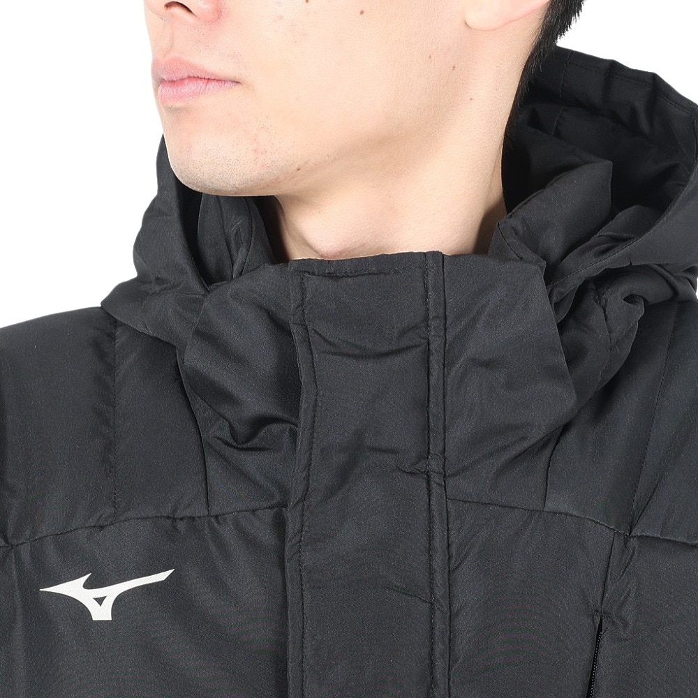 ミズノ（MIZUNO）（メンズ、レディース）ダウンロングコート 32MEA55009 ブラック