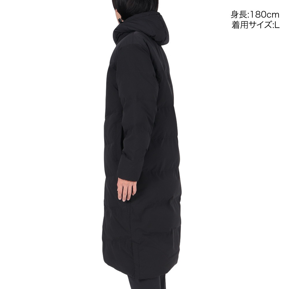ジローム（GIRAUDM）（メンズ）ヒートクロス ロングダウンコート OT3F0044-TR857-GRHHM BLK