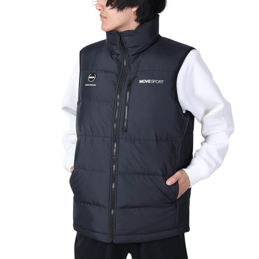 デサント（DESCENTE）（メンズ）ナイロンダウンベスト DX-C2708XB BK ...