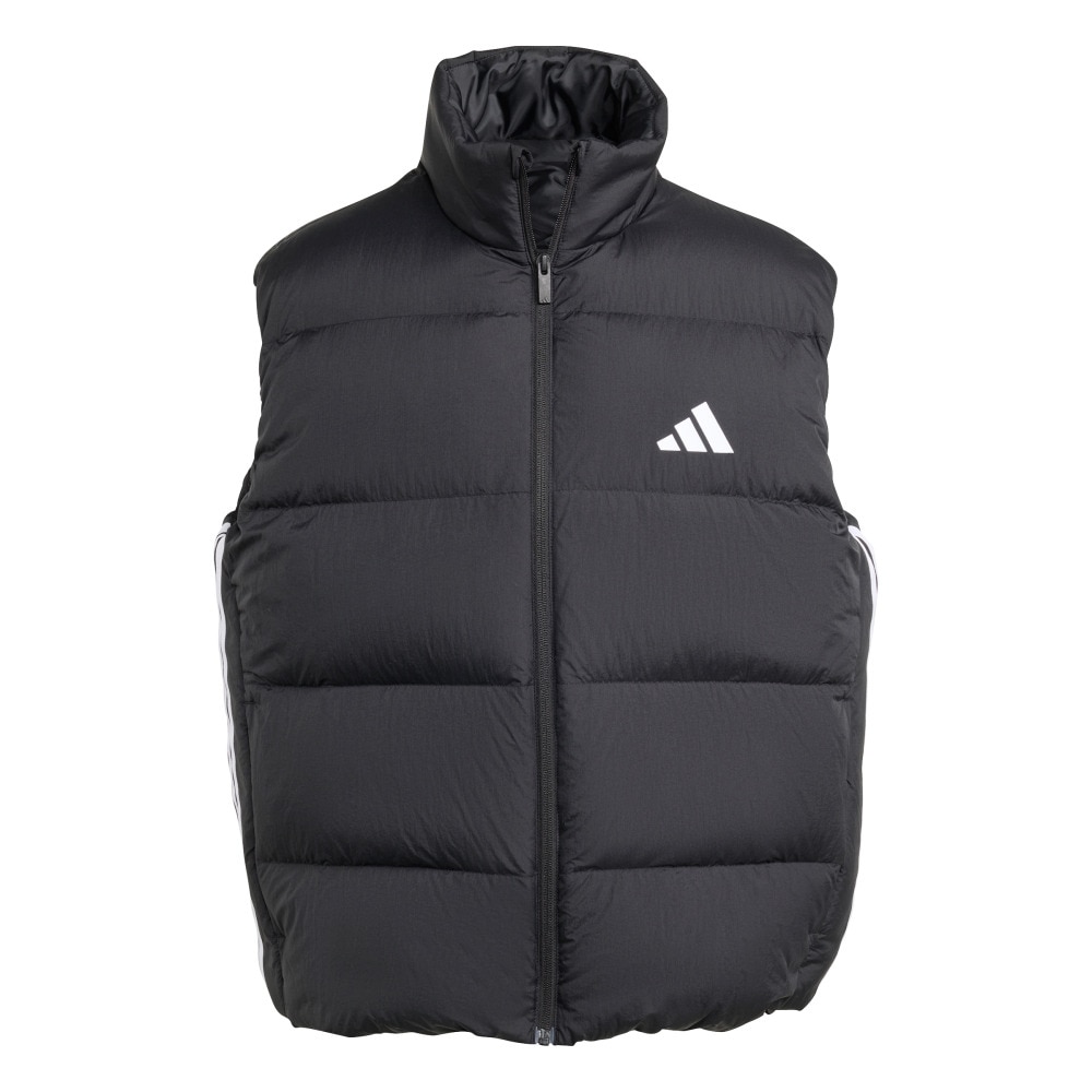 アディダス（adidas）（メンズ）エッセンシャルズ クライマウォーム スリーストライプス パファー ダウンベスト KLK17-JM4078