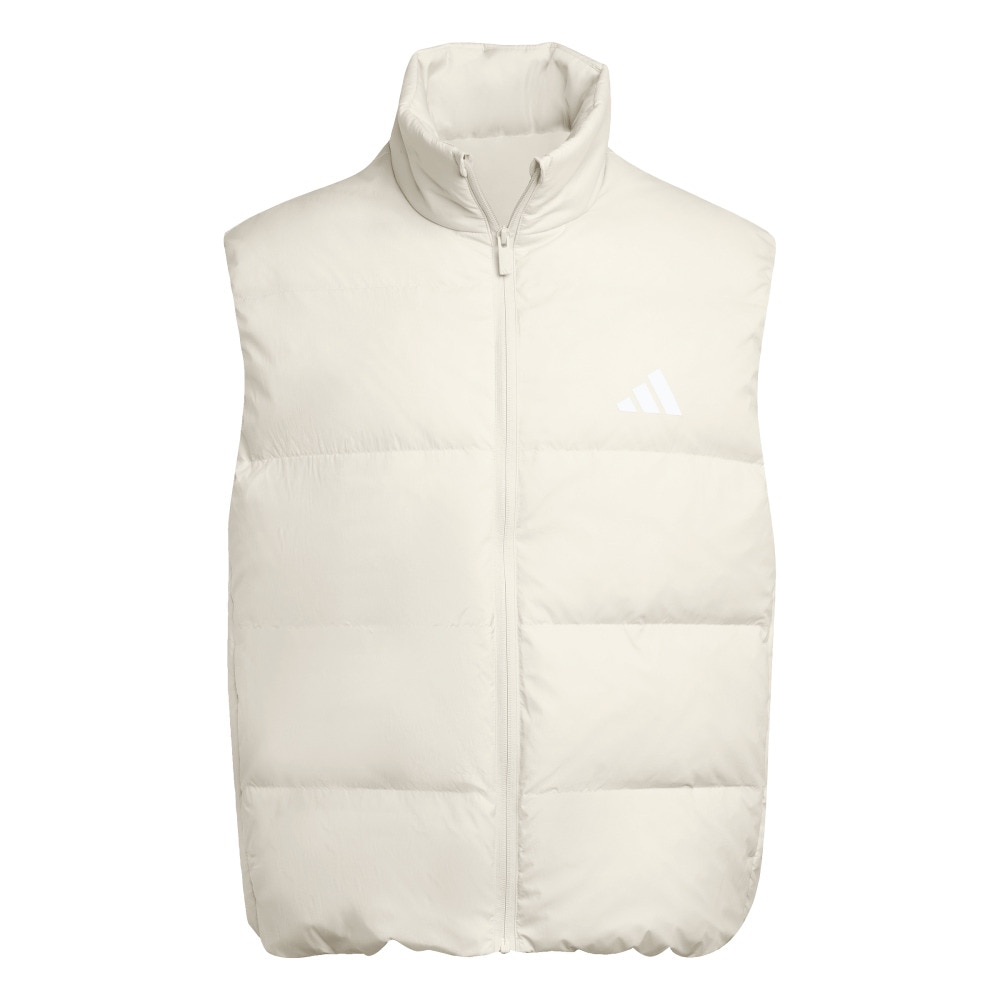 アディダス（adidas）（メンズ）エッセンシャルズ クライマウォーム スリーストライプス パファー ダウンベスト KLK17-JM4079