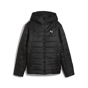 (レディース)ESS フーデッド パデッド ジャケット 690931 01 BLK