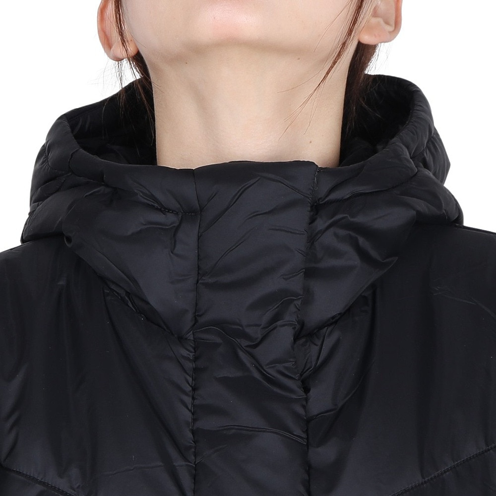 ジローム（GIRAUDM）（レディース）ロングスリーブ HEAT-X LAYER ロングコート OT4F0058-TR858-GRDG BLK