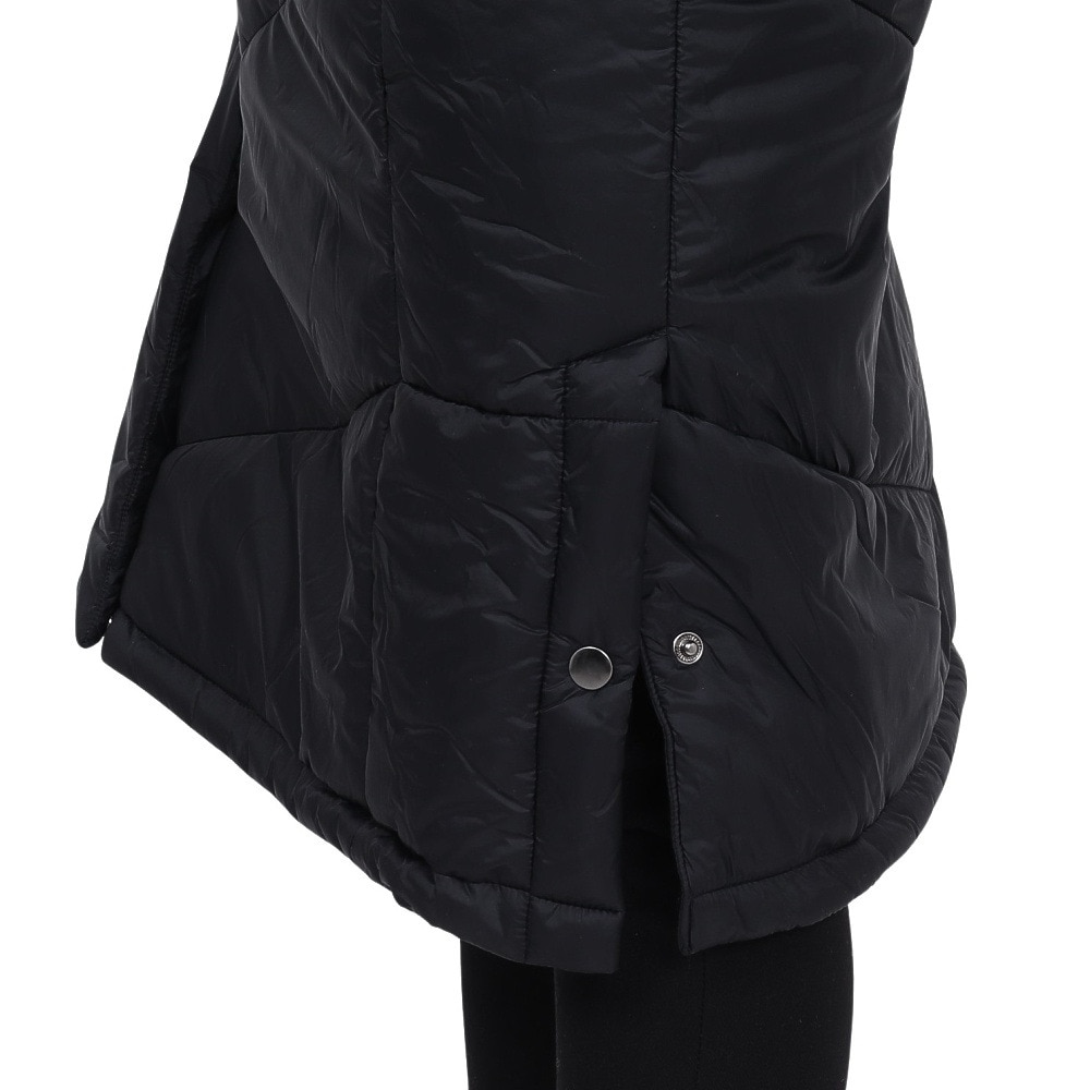 ジローム（GIRAUDM）（レディース）ロングスリーブ HEAT-X LAYER ロングコート OT4F0058-TR858-GRDG BLK