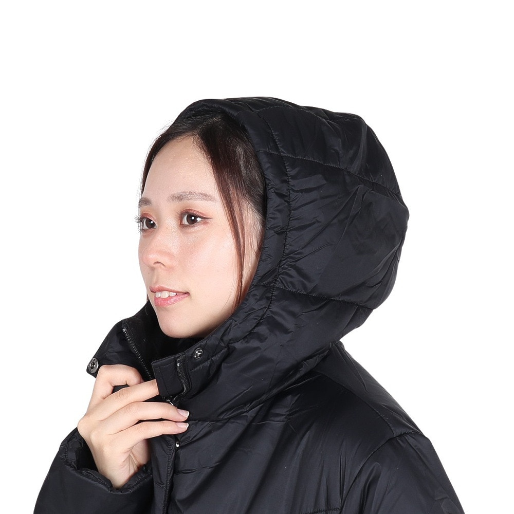 ジローム（GIRAUDM）（レディース）ロングスリーブ HEAT-X LAYER ロングコート OT4F0058-TR858-GRDG BLK