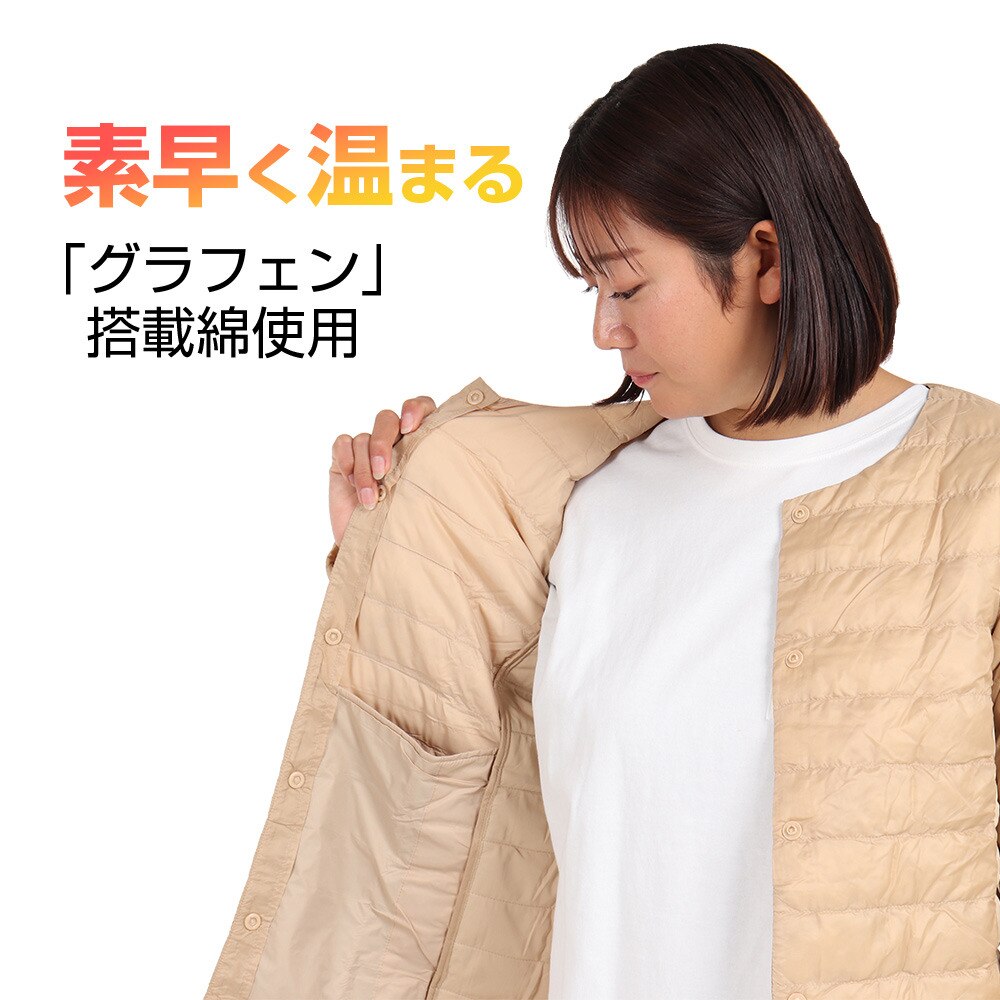 デュアリグ（DUARIG）（レディース）コート レディース アウター ライトダウン 858D1NTS2102 BEG★★★
