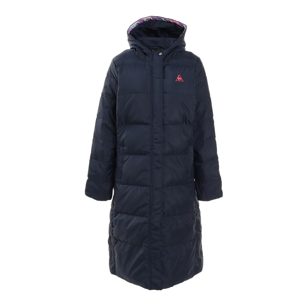 ルコック スポルティフ（Lecoq Sportif）（レディース）ロングダウンジャケット QMWOJK05 NVY ベンチコート スポーツウェア  オンライン価格