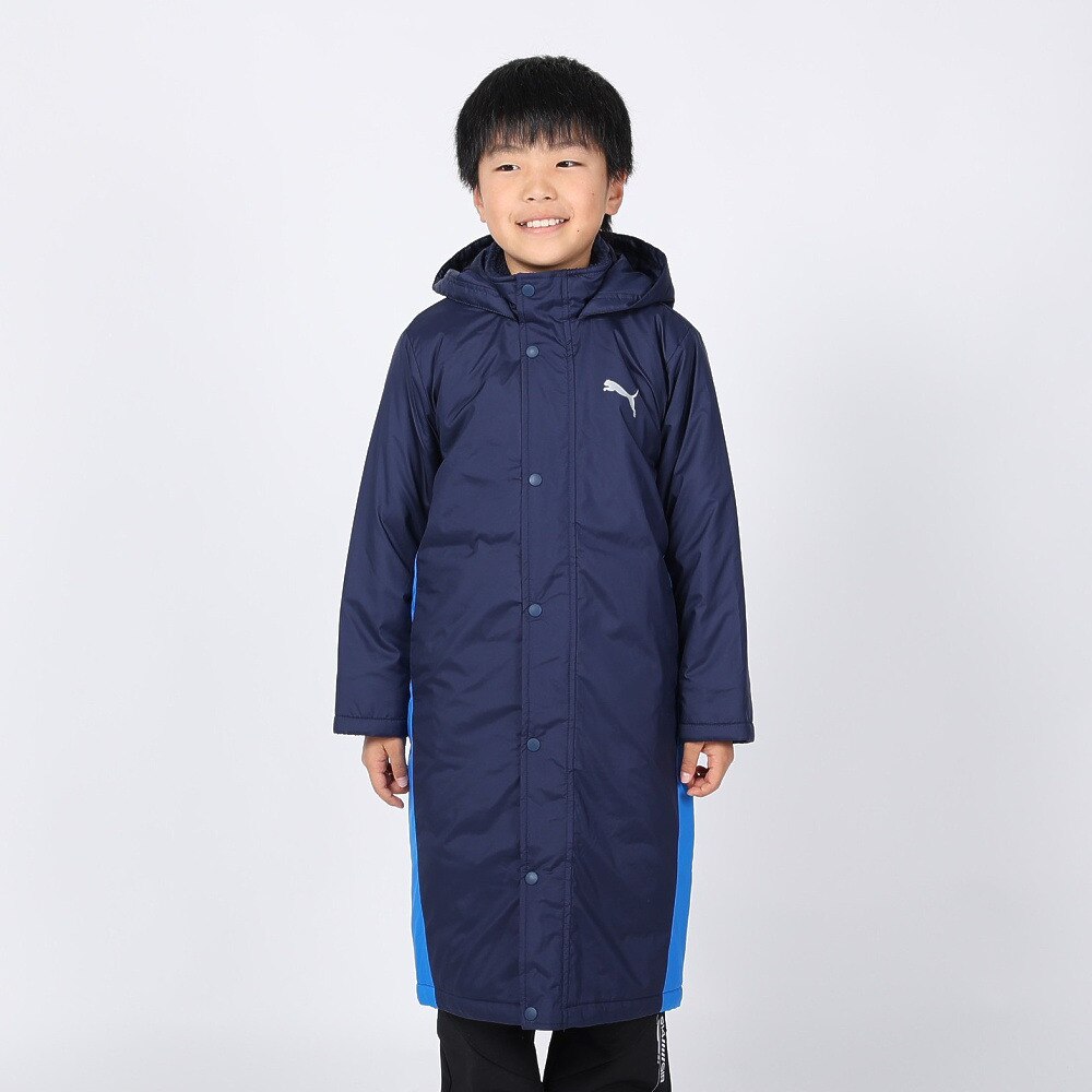プーマ（PUMA）（キッズ）キッズ ボーイズ ACTIVE SPORTS ベンチコート 677714 06 NVY
