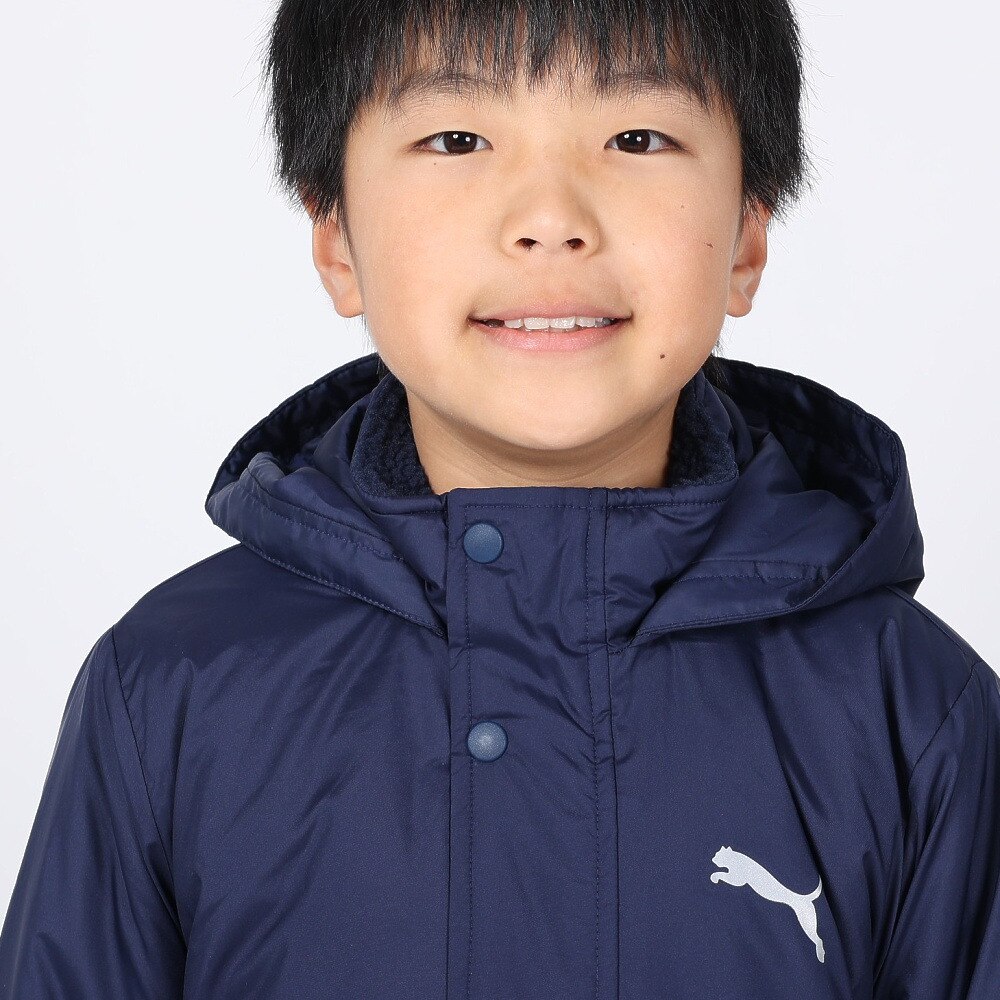プーマ（PUMA）（キッズ）キッズ ボーイズ ACTIVE SPORTS ベンチコート 677714 06 NVY