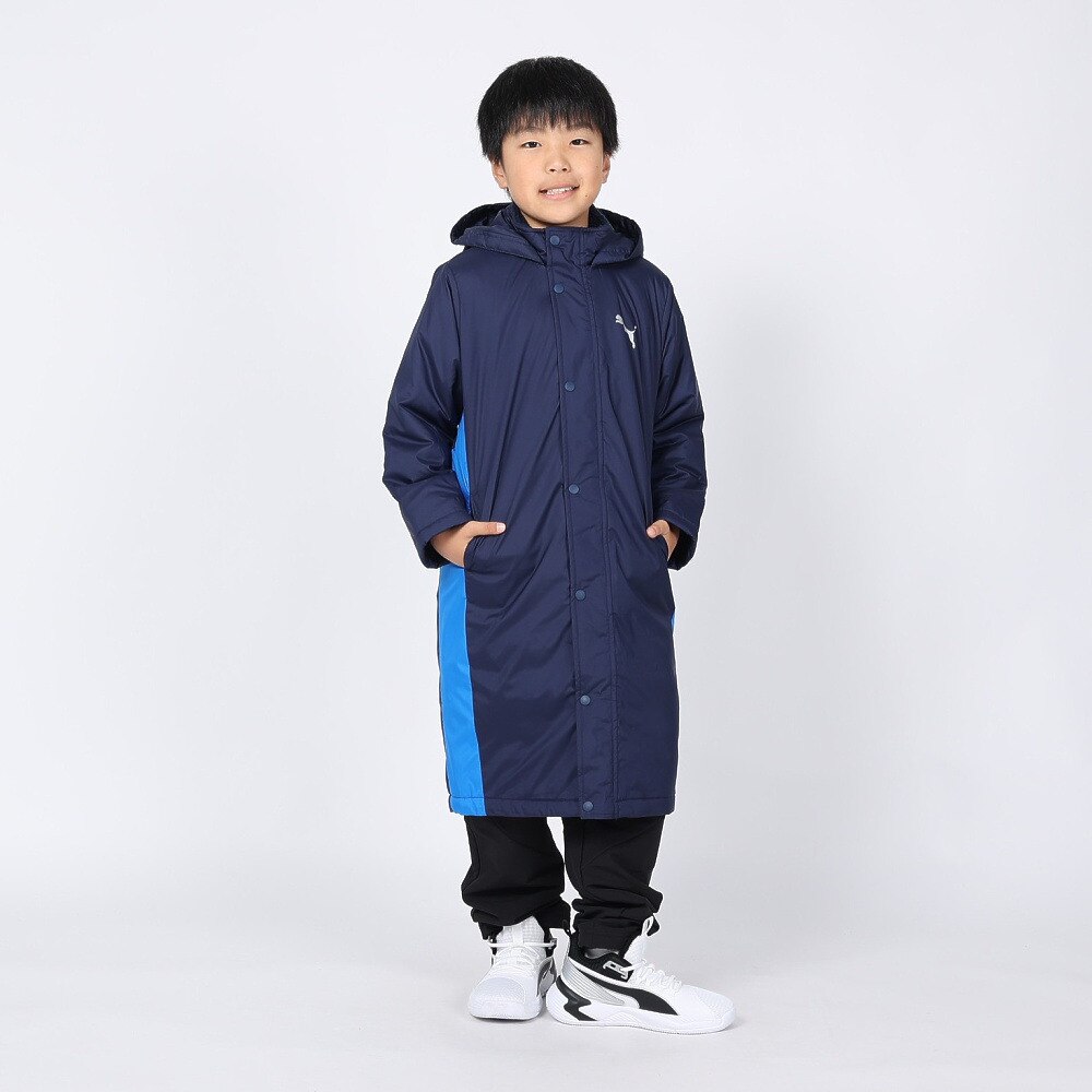 プーマ（PUMA）（キッズ）キッズ ボーイズ ACTIVE SPORTS ベンチコート 677714 06 NVY