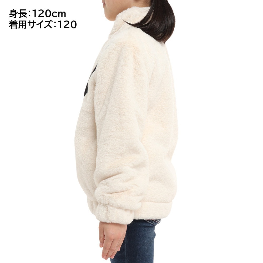 ナイキ（NIKE）（キッズ）ビッグ スウッシュ FAUX FUR ファージャケット 36J828-782 アウター ※要サイズ確認