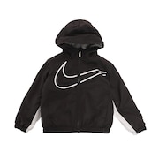 ナイキ（NIKE）（キッズ）アウター 裏フリース ウィンドブレーカー ジャケット スウッシュ 76J331-023 ※要サイズ確認