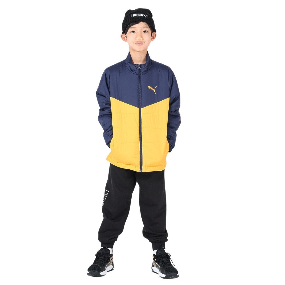 プーマ（PUMA）（キッズ）ボーイズ ACTIVE SPORTS 中綿 ジャケット 677713 06 NYEL