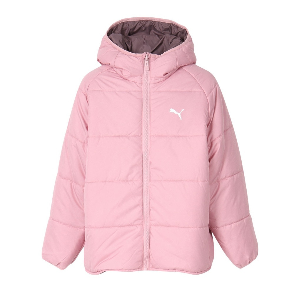 プーマ（PUMA）（キッズ）ジュニア リバーシブル パッファー ジャケット 691158 65 PNK