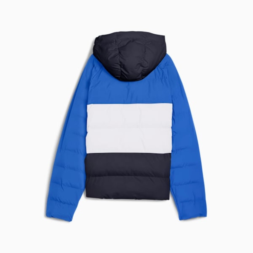 プーマ（PUMA）（キッズ）ジュニア シンセティック フーデッド パッファー ジャケット 691162 13 BLU