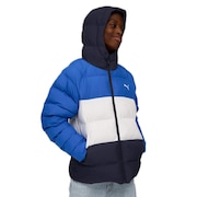 (キッズ)ジュニア シンセティック フーデッド パッファー ジャケット 691162 13 BLU