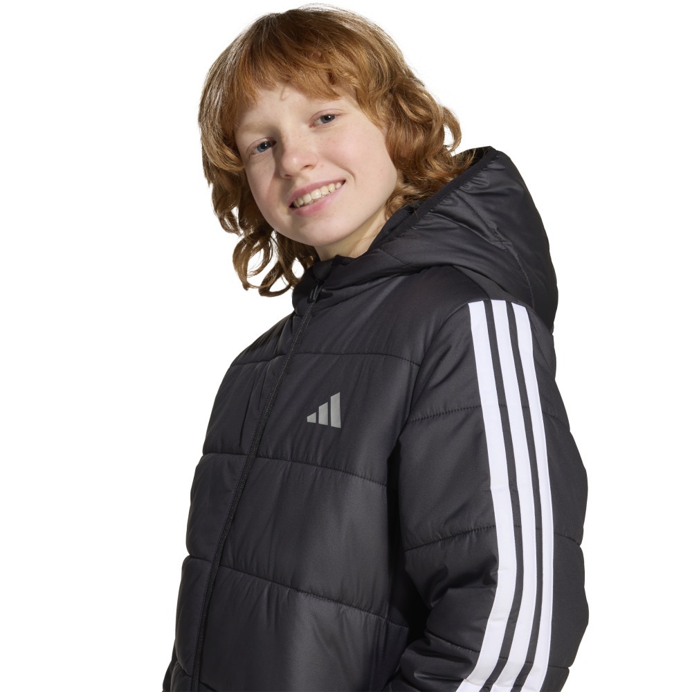 アディダス（adidas）（キッズ）キッズ エッセンシャルズ 3ストライプス 中わた入りジャケット KKO90-JL7402