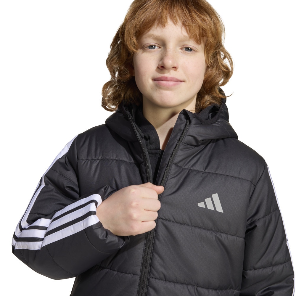 アディダス（adidas）（キッズ）キッズ エッセンシャルズ 3ストライプス 中わた入りジャケット KKO90-JL7402