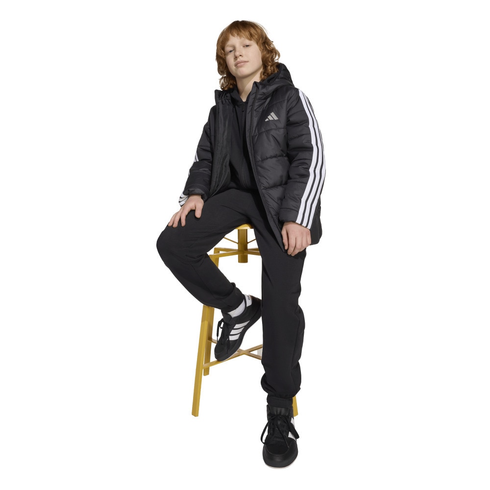 アディダス（adidas）（キッズ）キッズ エッセンシャルズ 3ストライプス 中わた入りジャケット KKO90-JL7402