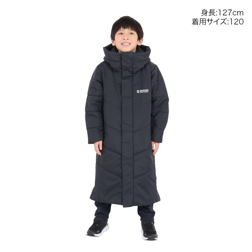 ジローム（GIRAUDM）（キッズ）ロング 中綿ジャケット OT4F0062-TR859-GRTJ BLK