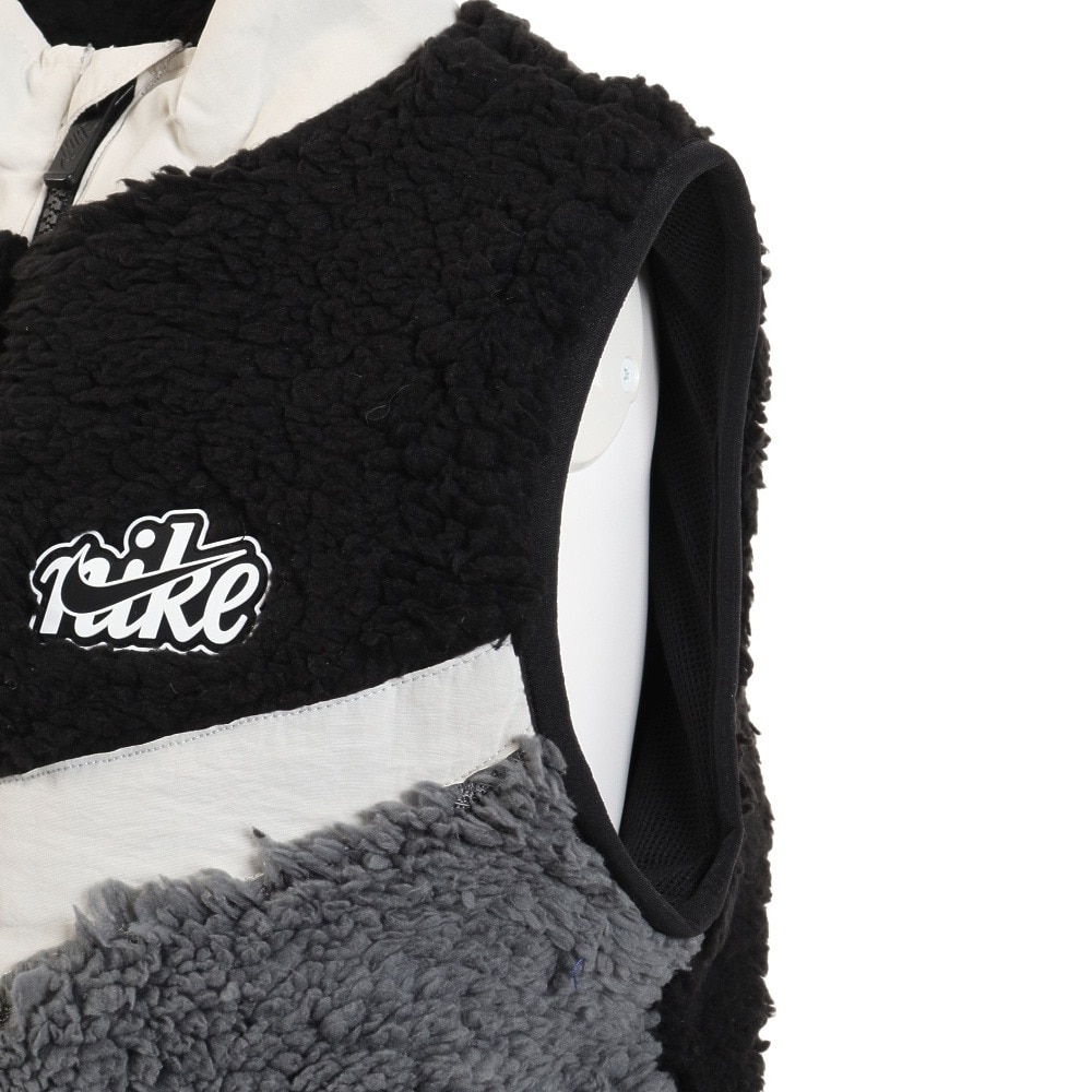 ナイキ（NIKE）（キッズ）アウター ボアベスト SHERPA ベスト 86J829-023 冬 あったか ※要サイズ確認