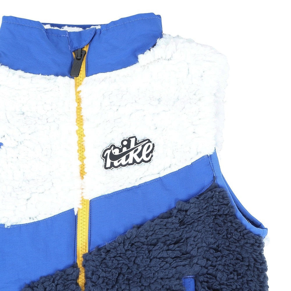 ナイキ（NIKE）（キッズ）アウター ボアベスト SHERPA ベスト 86J829-782 冬 あったか ※要サイズ確認