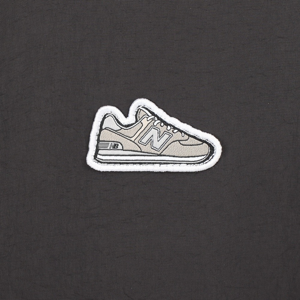ニューバランス（new balance）（キッズ）ジュニア シューパッチウインドジャケット 裏起毛 ABJ55564BLK
