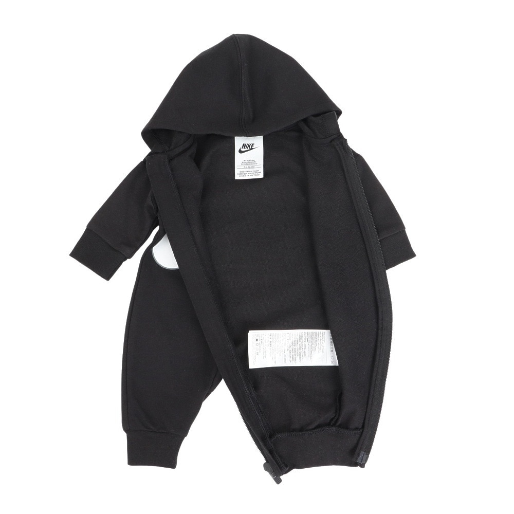 ナイキ（NIKE）（キッズ）ベビー ロンパース スウェット エッセンシャル フードカバーオール 56K272-023