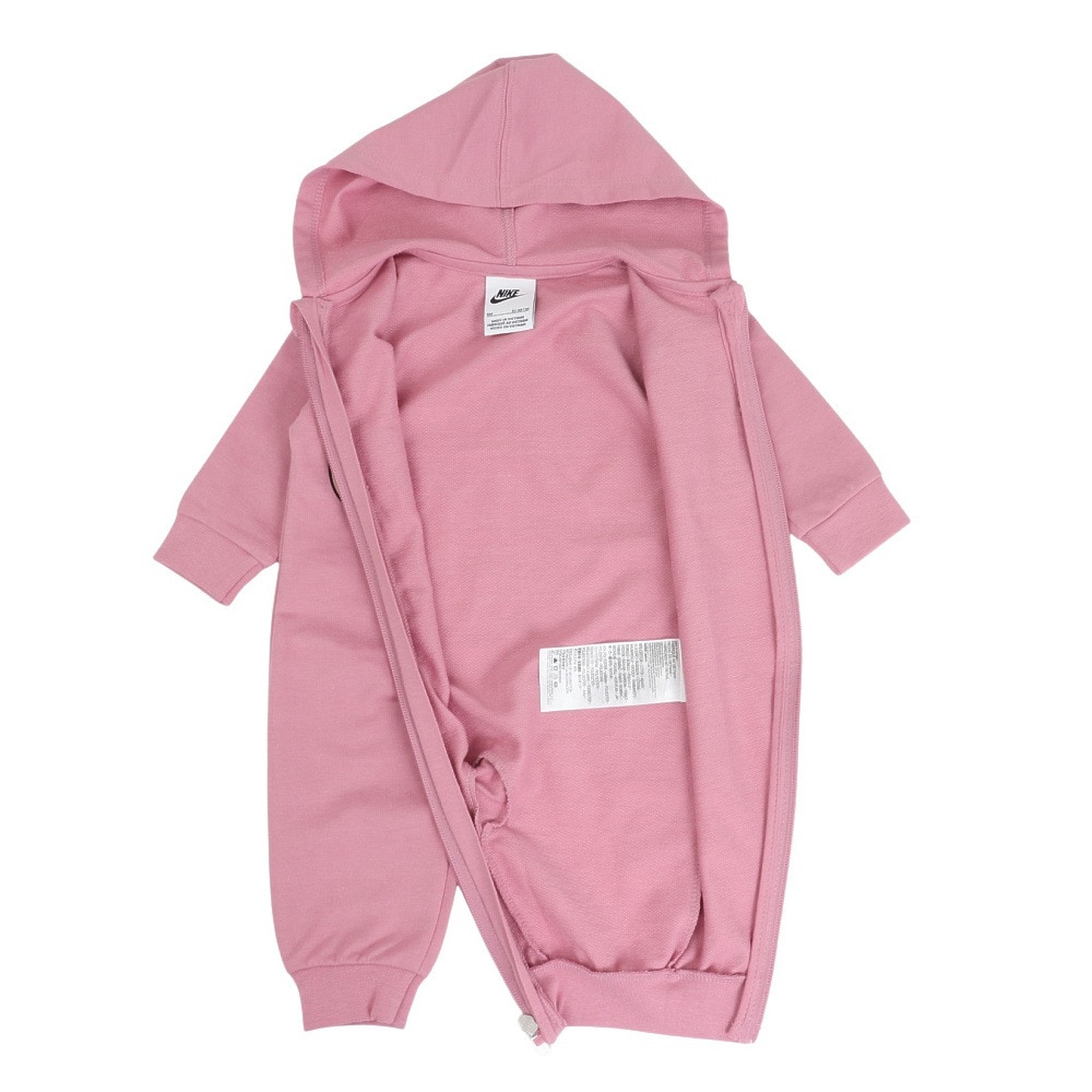 ナイキ（NIKE）（キッズ）ベビー ロンパース スウェット エッセンシャル フードカバーオール 56K272-A0S