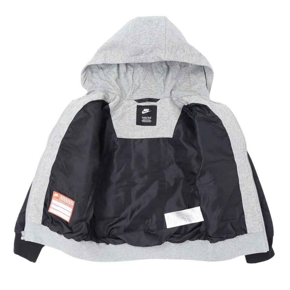 ナイキ（NIKE）（キッズ）ジュニア NKN フリース フーデッド QUILT ジャケット 86N071-023