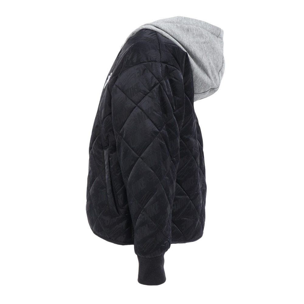 ナイキ（NIKE）（キッズ）ジュニア NKN フリース フーデッド QUILT ジャケット 86N071-023