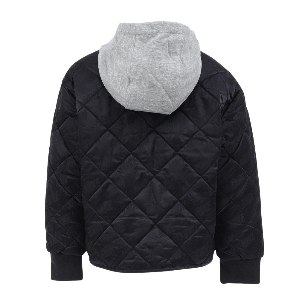 ナイキ（NIKE）（キッズ）ジュニア NKN フリース フーデッド QUILT ジャケット 86N071-023