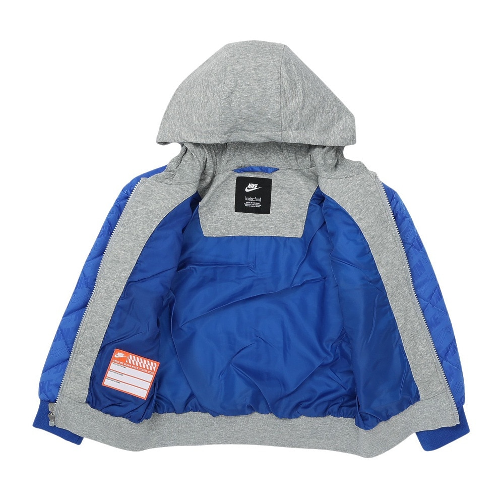 ナイキ（NIKE）（キッズ）キッズ フリース フーディー QUILT ジャケット 86N071-U89